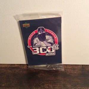 Roger Clemens 300 Wins -Upper Deck Baseball Cards Yankees SGA